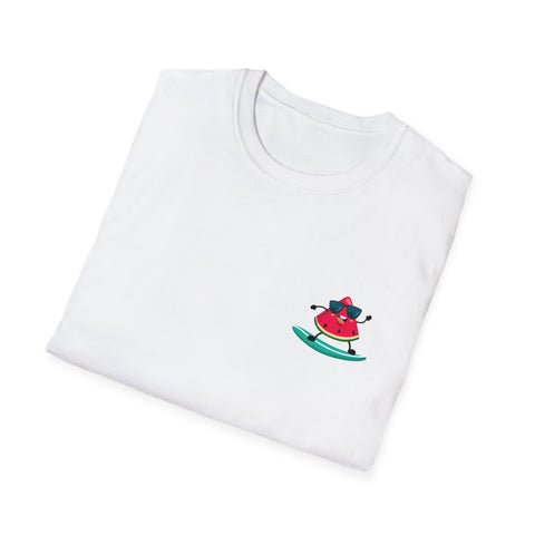 Surfer Watermelon Unisex Softstyle T-Shirt