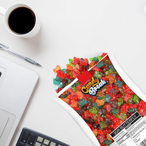 Candy Break Butterfly Bulk Gummies - 5 lbs Bag