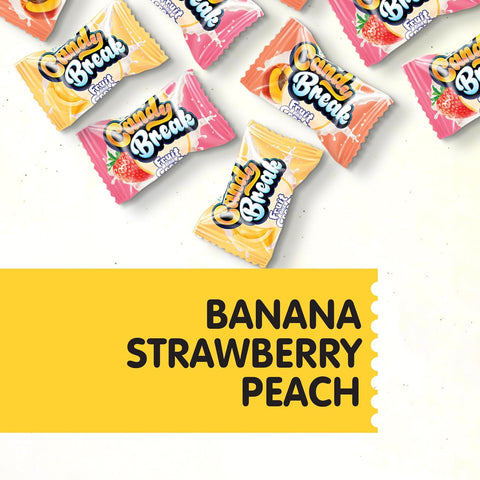 Candy Break Center Filled Fruit & Cream Hard Candy - 24.7oz