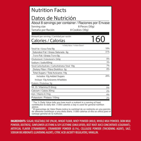 Snack Break - Bite-Sized Strawberry Wafers 8.11 oz - Ideal for Snacking - Perfect Pairing with Coffee and Tea - Crunchy Snack Delight (Pack of 6)