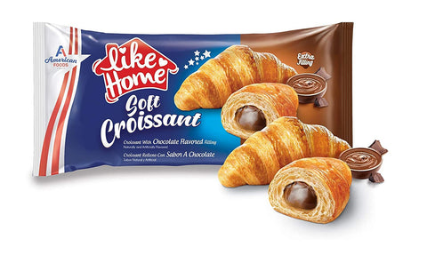 Soft Croissant with Chocolate (Individually Wrapped, Pack of 6)