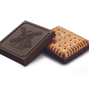 Dark Chocolate Topped Biscuit Cookie - Premium Quality European Petit Biscuit (Individually Boxed, %55 Cocoa Mass, Pack of 6)