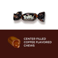Toffix Coffee Chews, Center-Filled Soft Chewy Candy, 250 Pieces of Individually Wrapped Snacks for Kids & Adults, Coffee