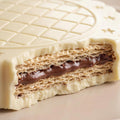 Fiorella Crunch White Chocolate Wafer Cookies | 18 Individually Wrapped Crispy Thin Wafers with Hazelnut Cream Filling |