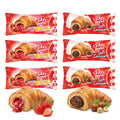 Like Home XL Soft Croissant Variety Pack, Chocolate Hazelnut and Strawberry Cream Filled, Breakfast Pastry for Kids and 