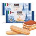Maestro Massimo Savoiardi Original Italian Ladyfingers, Product of Italy, Premium Lady Fingers Snack, Italian Cookies fo