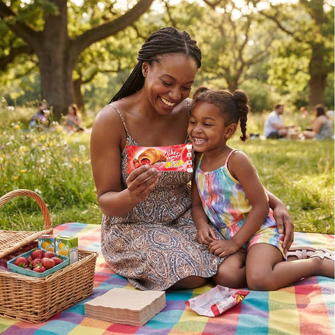 Like Home XL Strawberry Cream Filled Soft Croissant, Breakfast Pastry for Kids and Adults, Ready to Eat On the Go Snack,