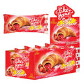 Like Home XL Strawberry Cream Filled Soft Croissant, Breakfast Pastry for Kids and Adults, Ready to Eat On the Go Snack,