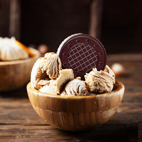 Fiorella Crunch Dark Chocolate Wafer Cookies, 18 Count, Chocolate Covered Crispy Thin Wafers with Layers of Orange Cream