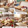 Fiorella Crunch White Chocolate Wafer Cookies | 18 Individually Wrapped Crispy Thin Wafers with Hazelnut Cream Filling |