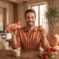 Like Home XL Strawberry Cream Filled Soft Croissant, Breakfast Pastry for Kids and Adults, Ready to Eat On the Go Snack,