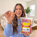 Toffix, Fruit Chews, Center-Filled Soft Fruit Chews Candy Individually Wrapped Snacks, Orange, Strawberry, Pineapple, Wa