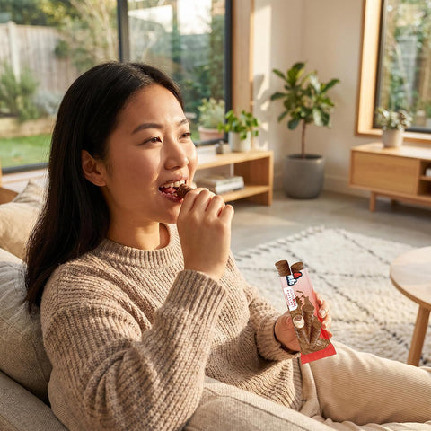 Snack Break Hazelnut Wafer Rolls, Cocoa Coated Crispy Rolled Wafer Cookies with Hazelnut Cream Filling, Individually Wra