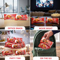 Like Home XL Soft Croissant Variety Pack, Chocolate Hazelnut and Strawberry Cream Filled, Breakfast Pastry for Kids and 