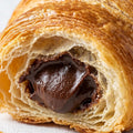 Like Home XL Chocolate Hazelnut Cream Filled Soft Croissant, Breakfast Pastry for Kids and Adults, Ready to Eat On the G