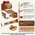 Snack Break Crispy Hazelnut Cream Wafer Rolls, 24 Count