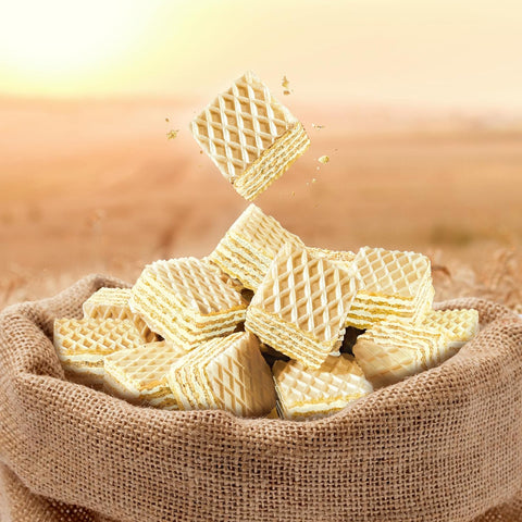 Snack Break - Bite-Sized Vanilla Wafers 8.11 oz - Ideal for Snacking - Perfect Pairing with Coffee and Tea - Crunchy Snack Delight (Pack of 6)